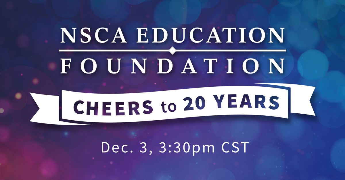 NSCA Cheers to 20 Years fundraiser