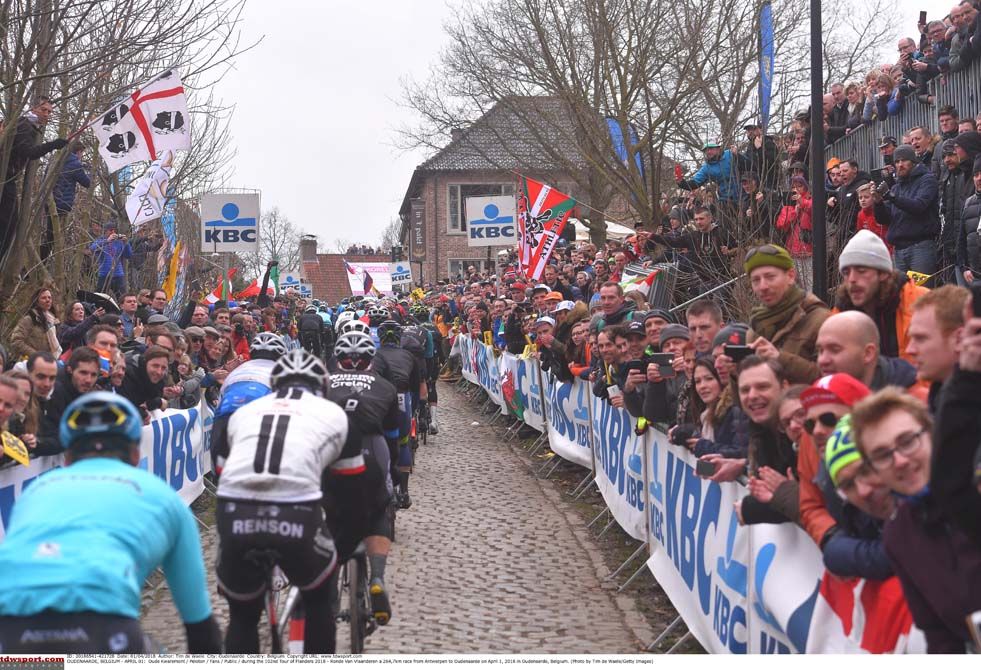 The early stages of the 2018 Tour of Flanders