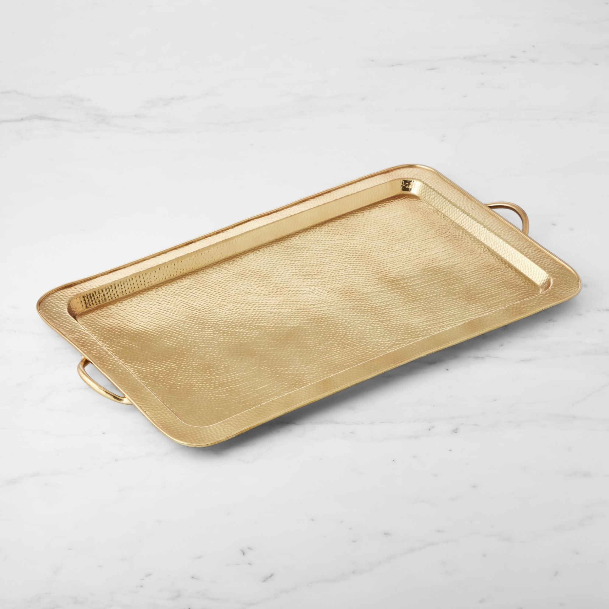 Williams Sonoma, Hammered Rectangle Tray
