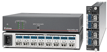 Extron Intros New Fiber Optic Audio Extractors