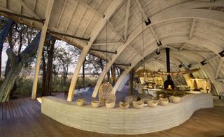 Sandibe okavango safari lodge architecture, Maun, Botswana