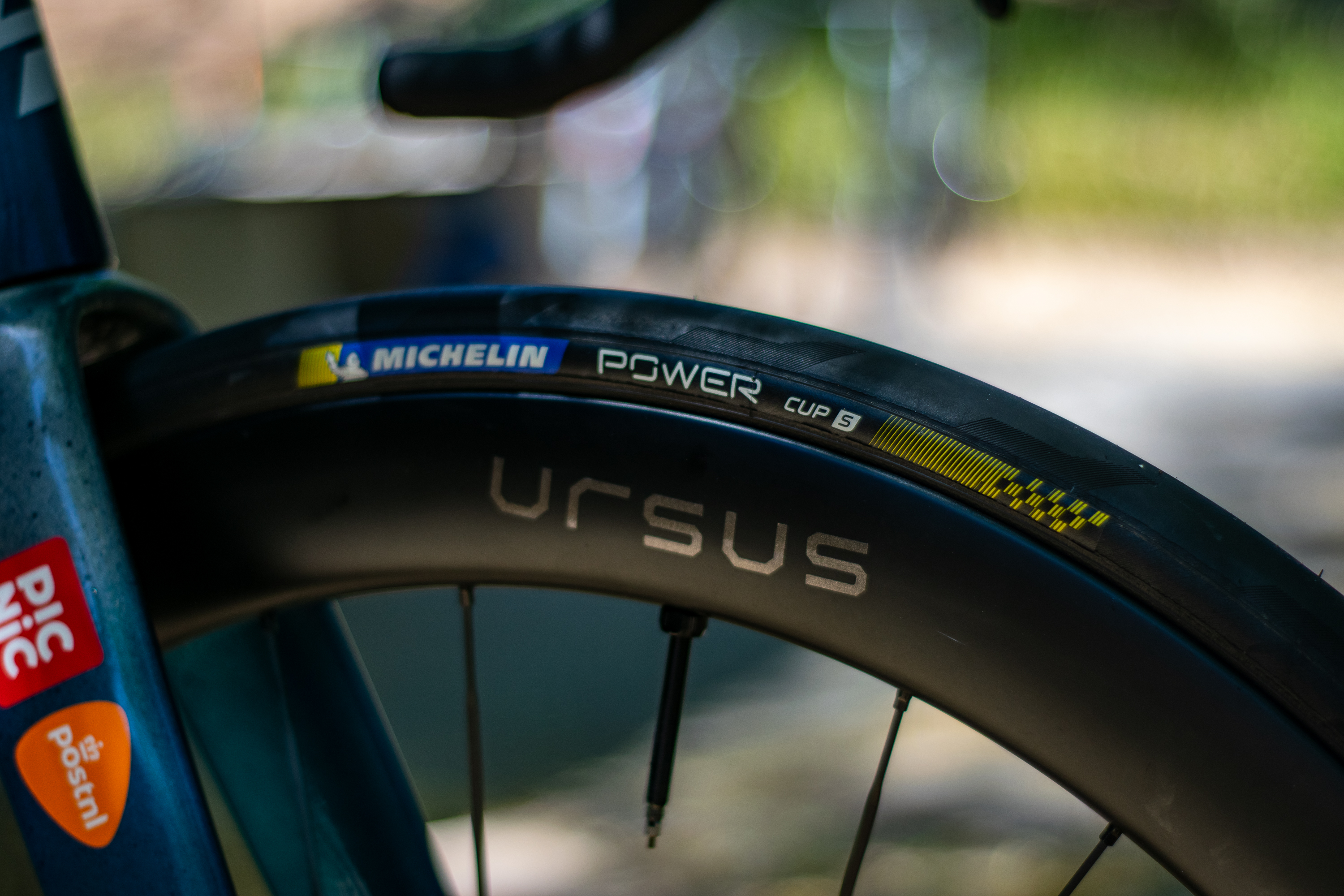 An 80th anniversary Lapierre Xelius DRS bike at the 2026 Tour de France