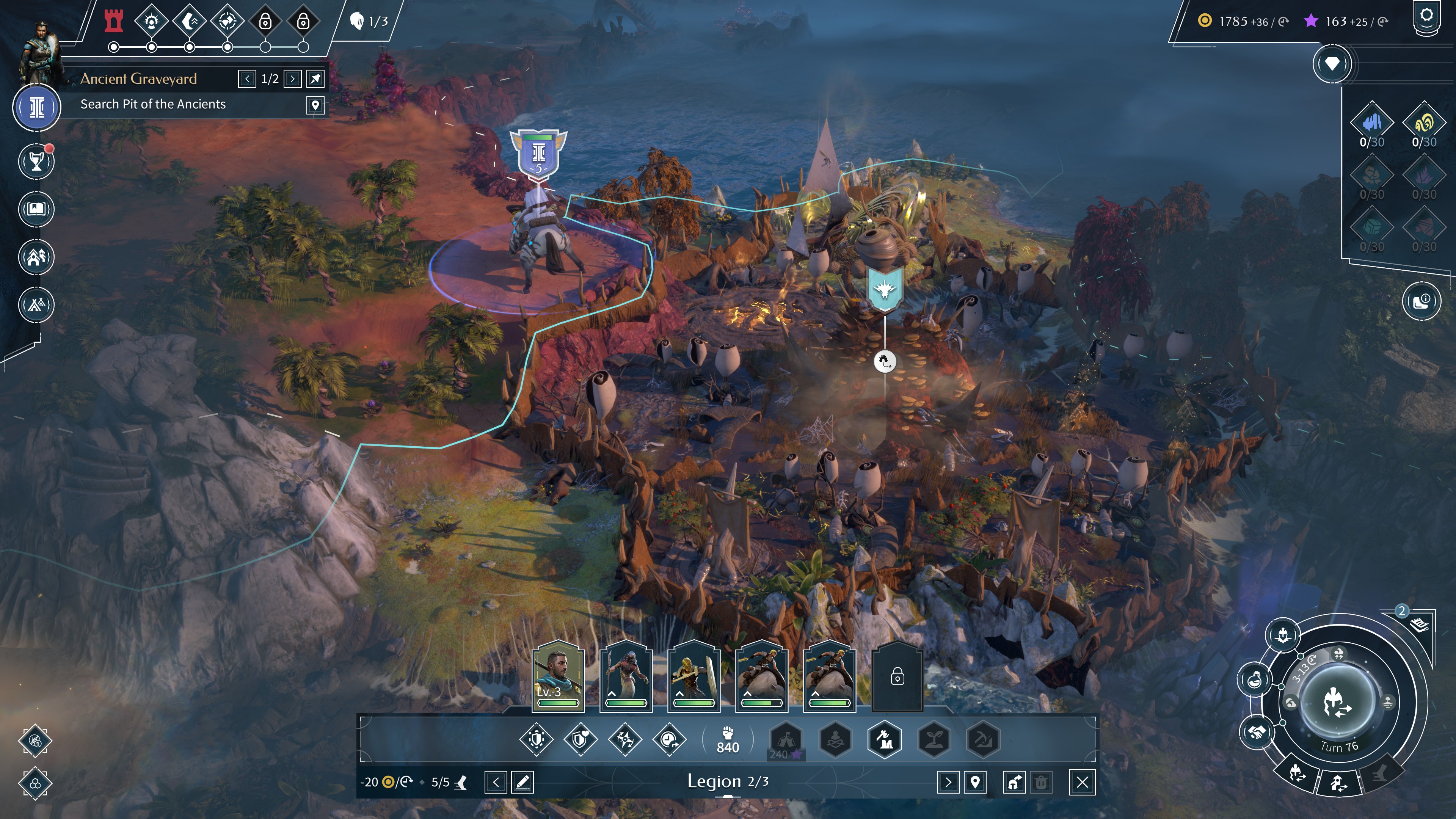 Approaching a Necrophage settlement