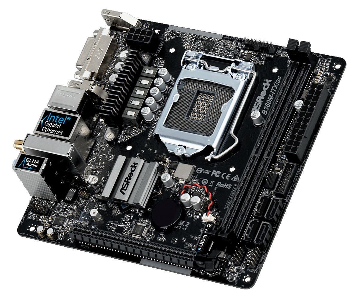 Материнская плата asrock b360m pro4 подключение