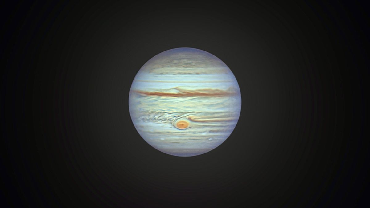 Фотографът казва, че зашеметяващото изображение на Юпитер е съставено от 600 000 изображения
