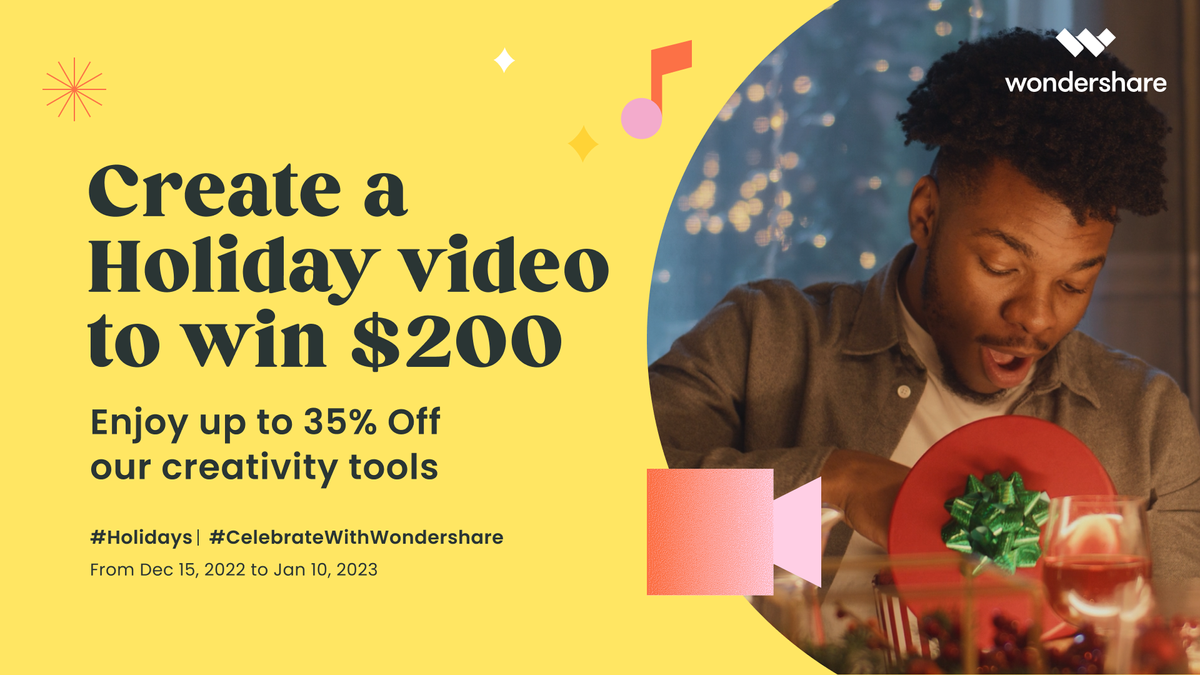 Get creative this Christmas with Wondershare’s new campaign