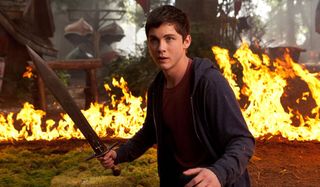 Logan Lerman as Percy Jackson in Sea of Monsters