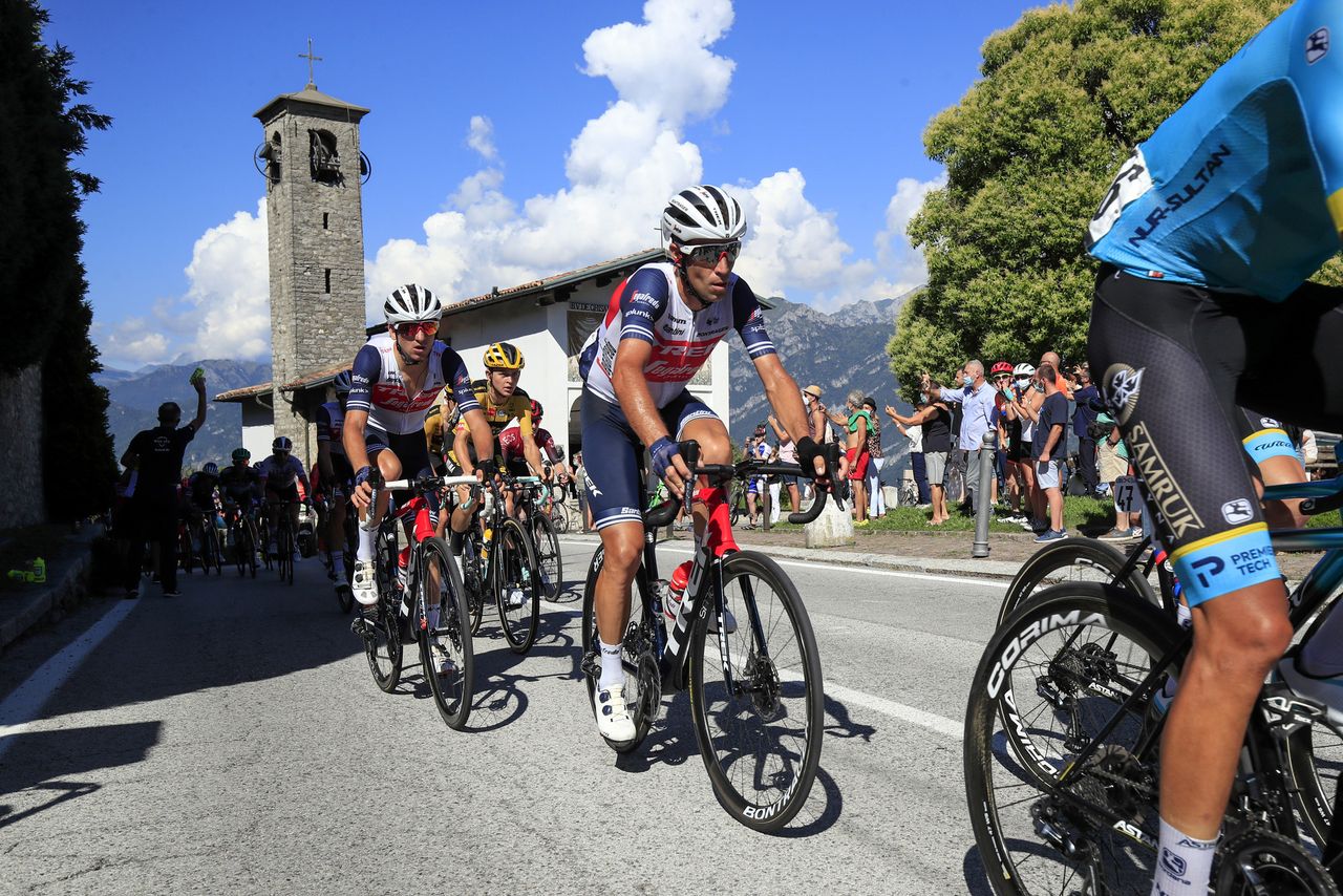 Il Lombardia 2020 114th Edition Bergamo Como 231 km 15082020 Ghisallo Vincenzo Nibali ITA Trek Segafredo photo Luca BettiniBettiniPhoto2020