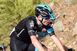 Chris Froome on stage seven of the 2015 Tour of Spain (Watson)