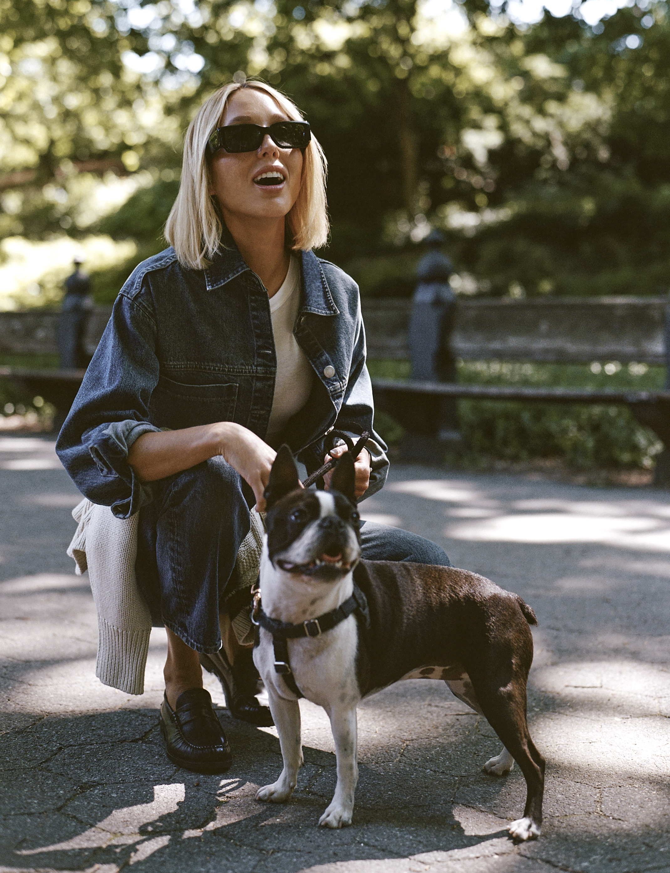 Princess Olympia of Greece collaborated with Moda Operandi and DL1961 on a fall collection of denim