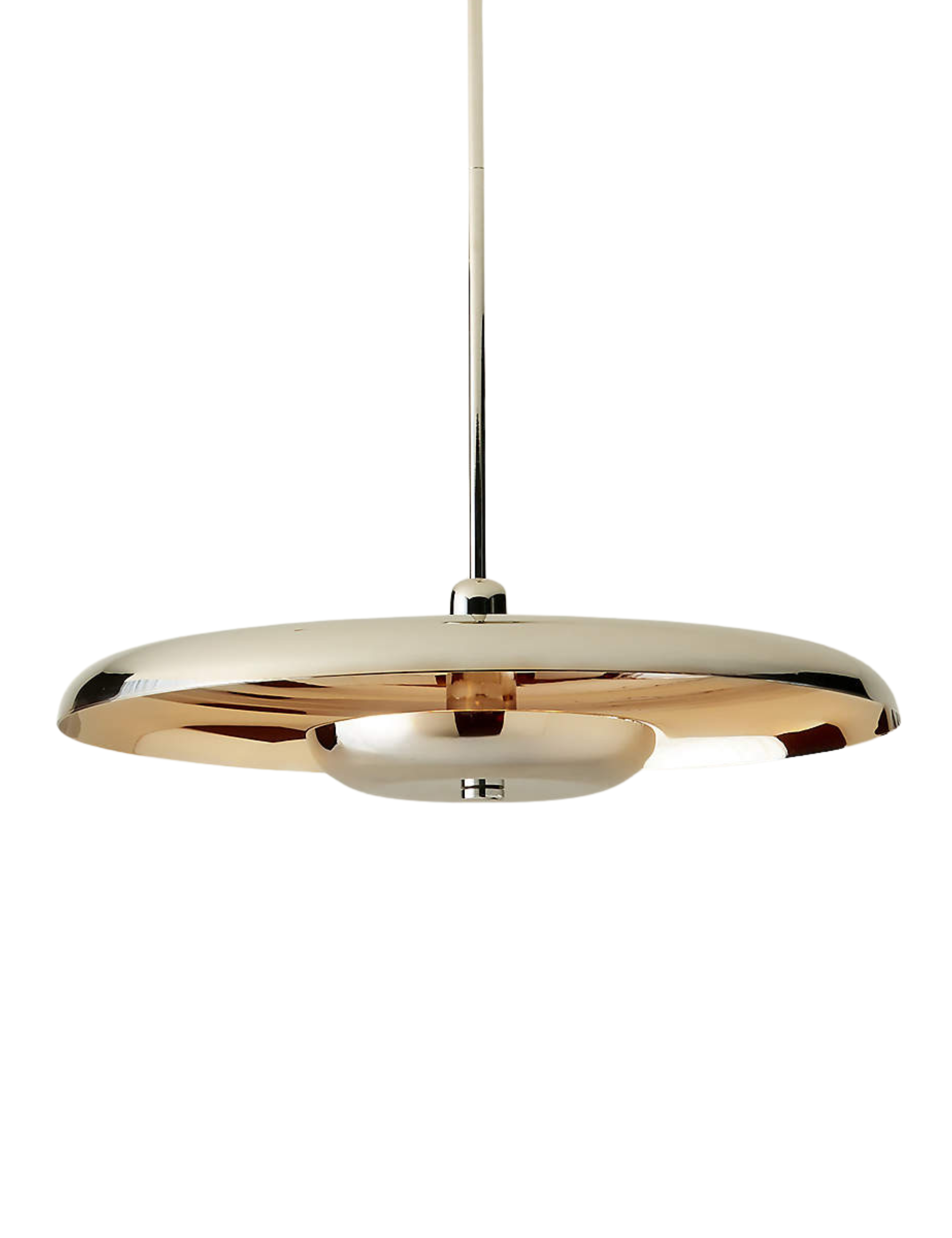 Tennant Polished Nickel Pendant Light 