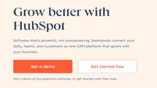 Website screenshot for HubSpot