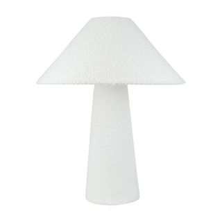 The Range Cream Boucle Effect Table Lamp