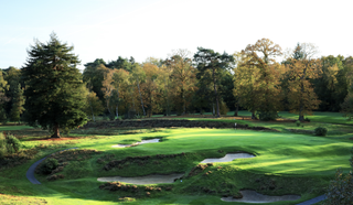 The stunning par-3 8th hole pictured at St George's Hill
