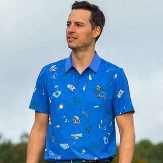 Original Penguin Pete’s Game Print All Over Polo