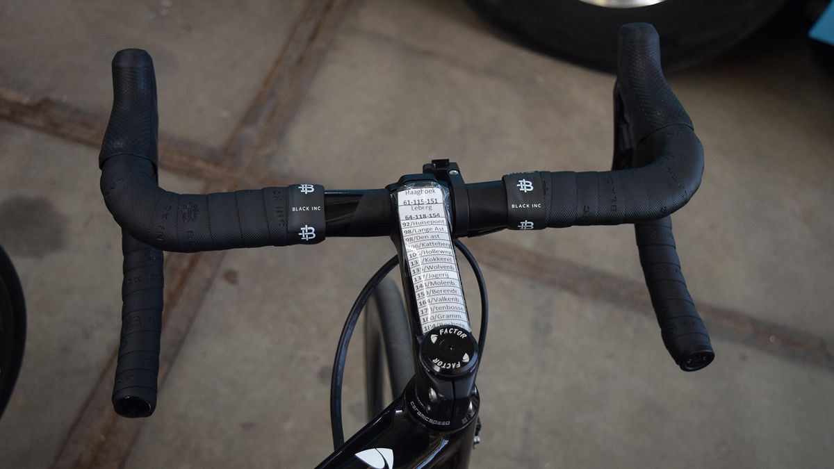 Black Inc provide the cockpit components and seat post on AG2R La Mondiale's bikes