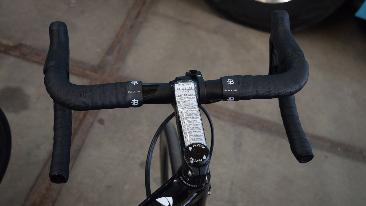 Black Inc provide the cockpit components and seat post on AG2R La Mondiale's bikes