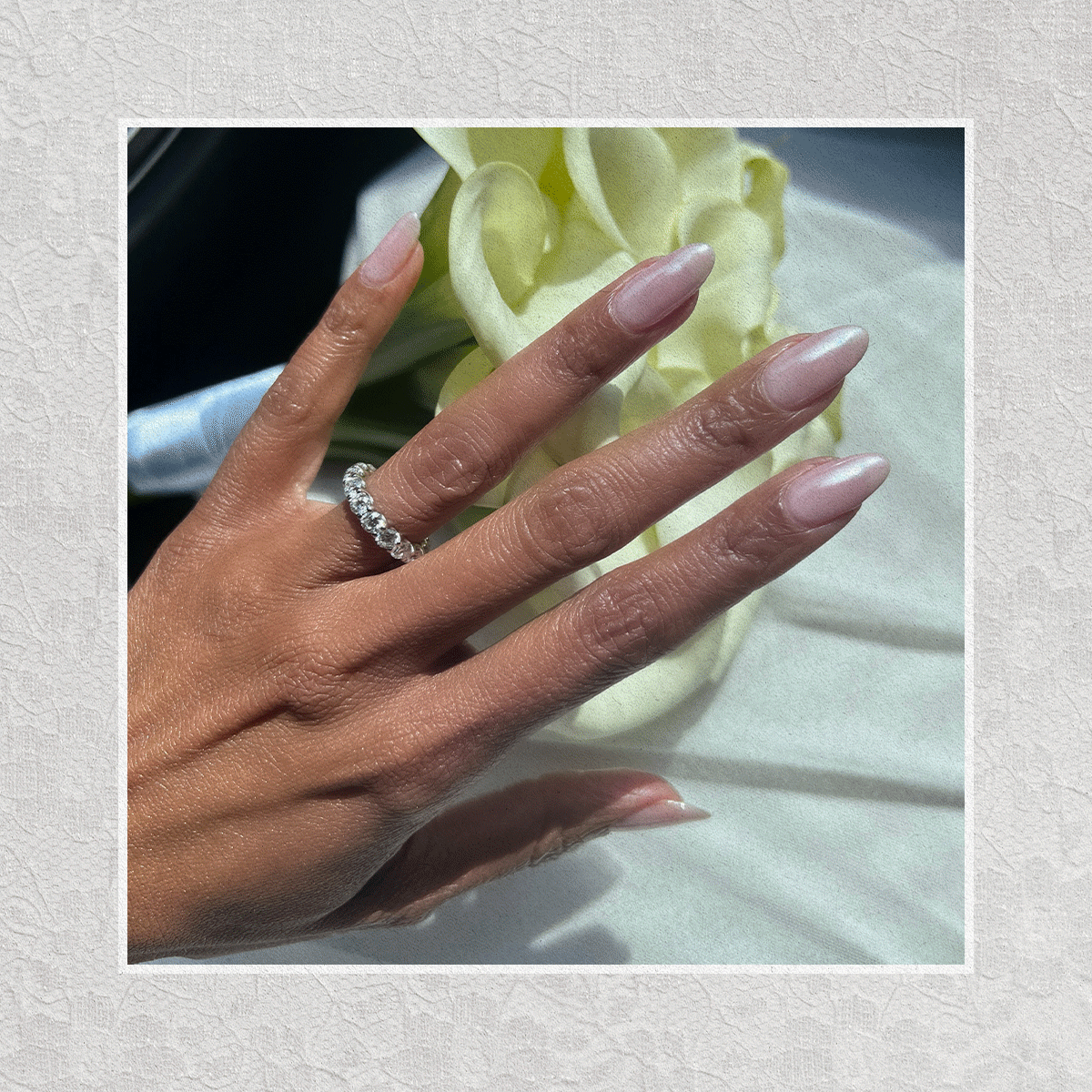 Photo collage of the best engagement nail designs