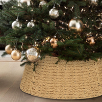 Woven Christmas Tree Collar | View at Amazon