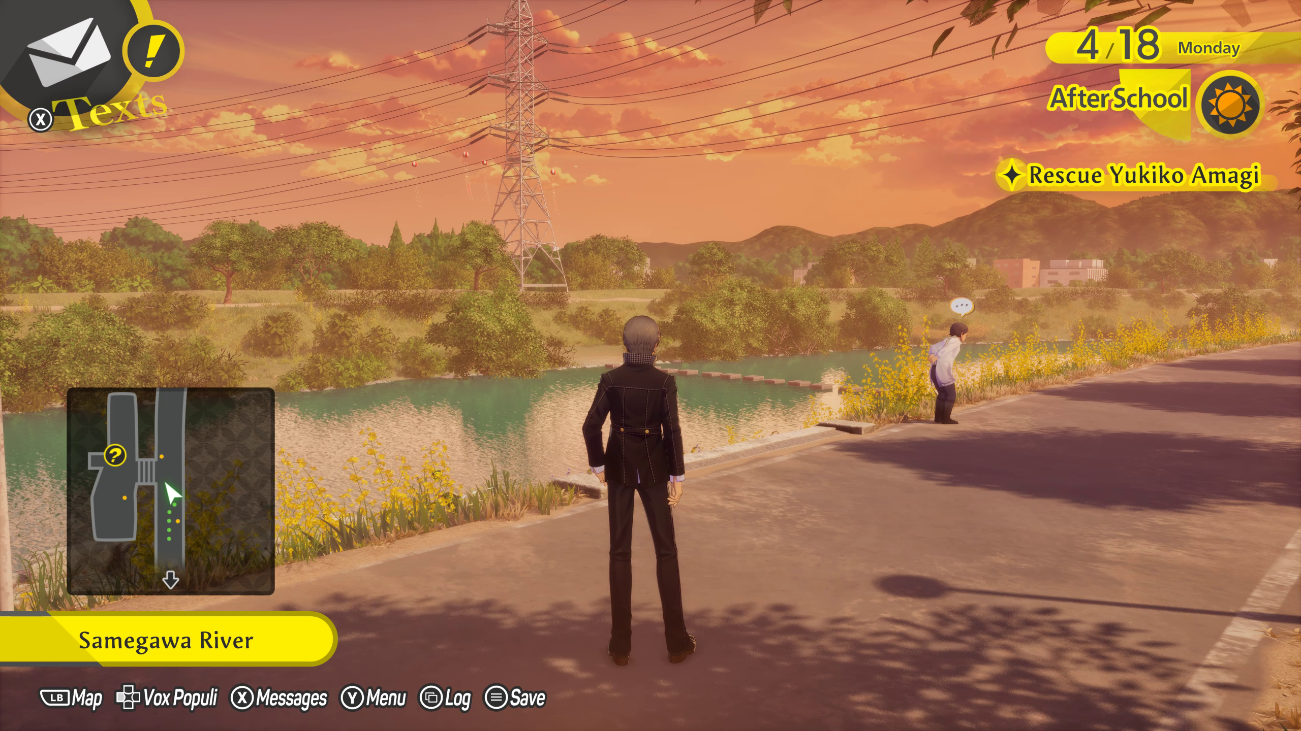 Promotional screenshot de Persona 4 Revival