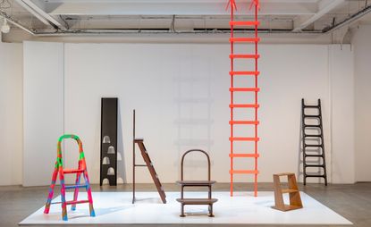 Exhibited designs of ladders