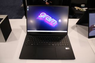 The LG Gram Pro 16-inch at CES 2025