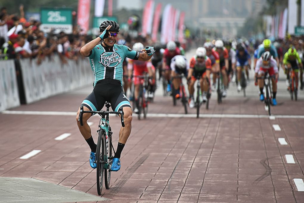 Travis McCabe (Floyd's Pro Cycling) wins stage 3 at the Tour de Langkawi