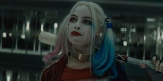 Harley in the elevator in Suicide Squad