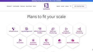 Datadog APM's website
