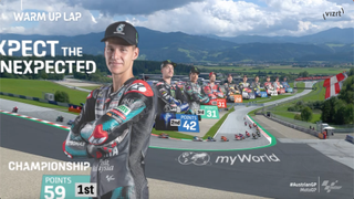 Vizrt image of motorsport graphics Austrian GP