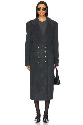 Double Breasted Long Wool Coat