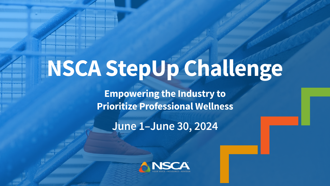 The promo for the NSCA Step Up challenge to walk a lot in June. 