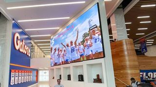 This massive, two-floor dvLED display from SNA Displays wows Florida football visitors. 