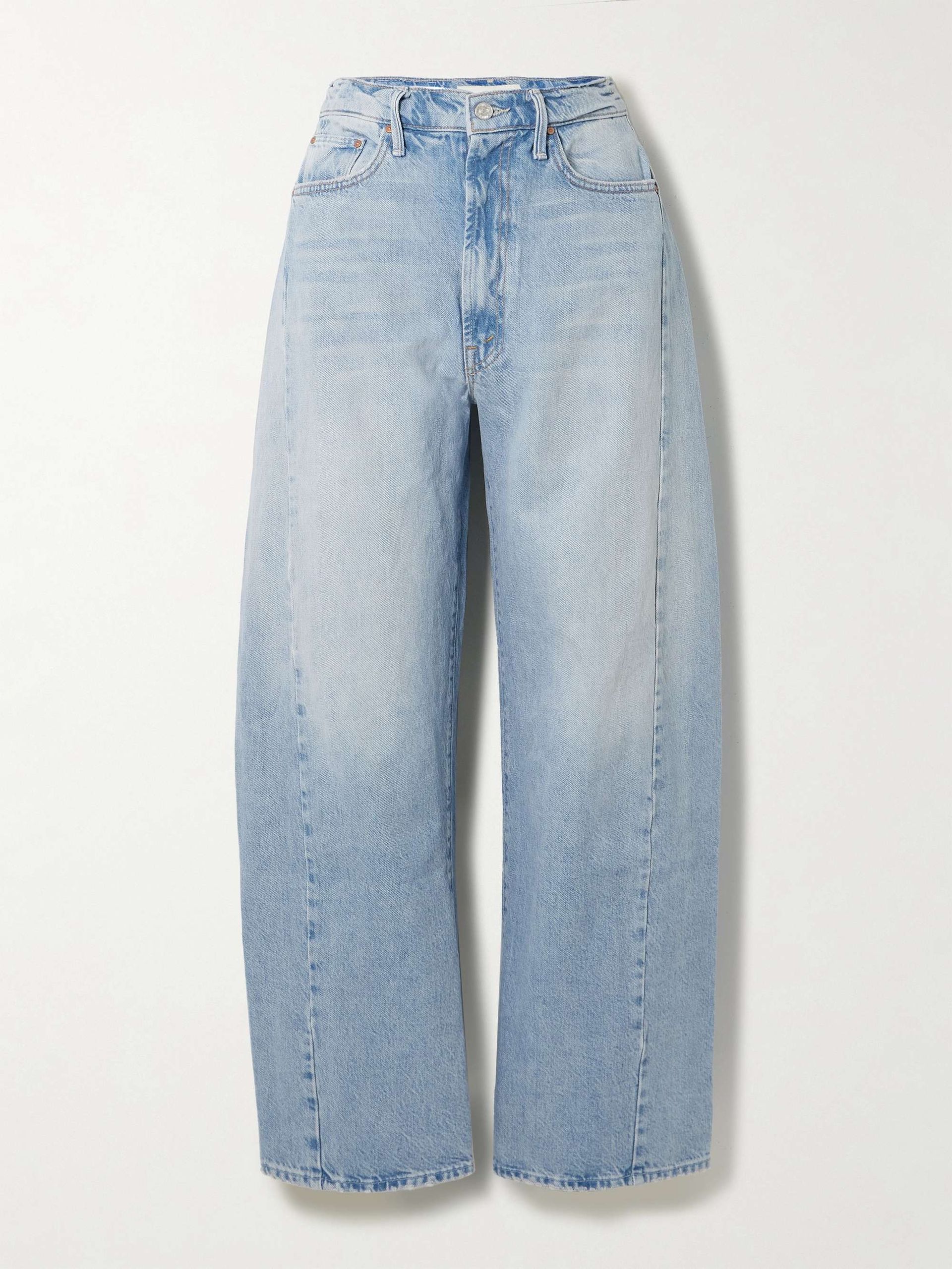 The Full-Pipe Flood High-Rise Tapered Jeans