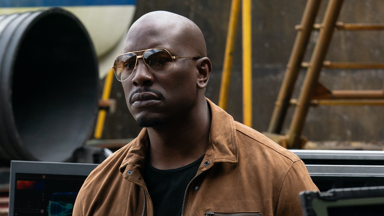 Tyrese Gibson wearing sunglasses in F9