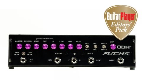 A photo showing the front panel of the Fuchs Audio ODH head