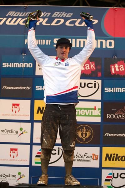 Jared Graves of Yeti-Fox retained the overall lead at the World Cup in Maribor