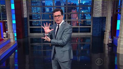 Stephen Colbert trolls Donald Trump over reported Pence jealousy