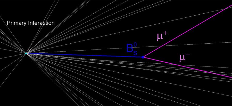 Decay of a B_s meson into Two Muons