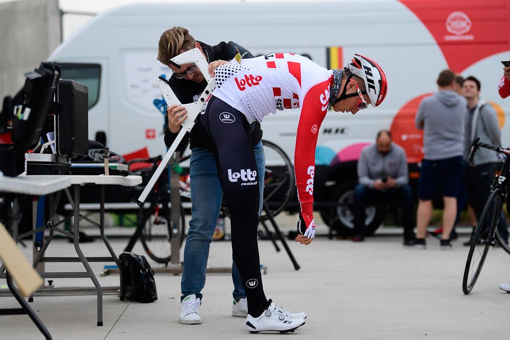 Jens Keukeleire gets measured