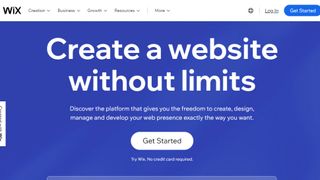 Wix website screenshot