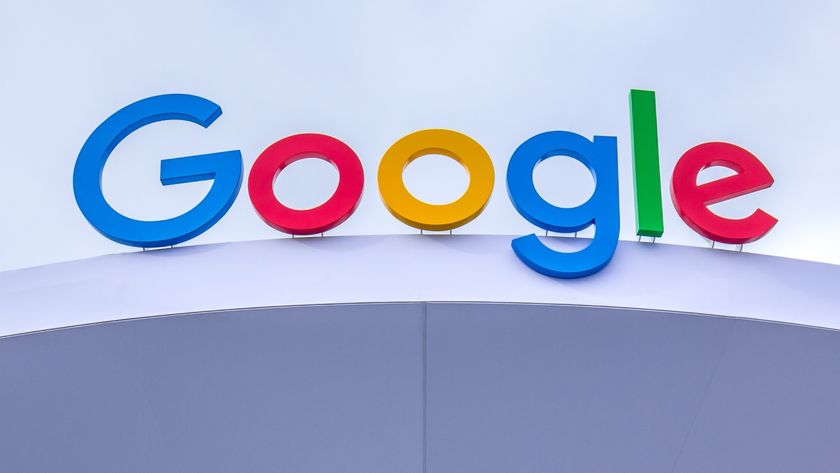 Google logo on a building