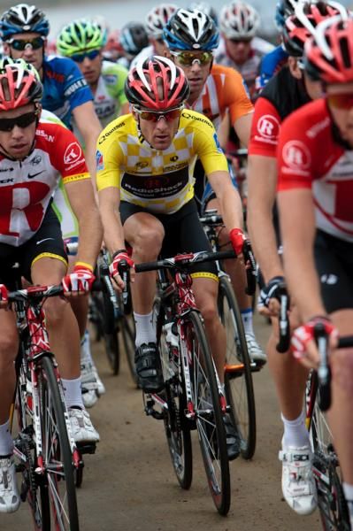 Levi Leipheimer (RadioShack) tucked into the group.