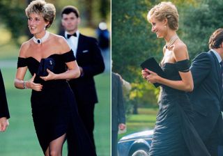 Princess Diana and Elizabeth Debicki in the Crown