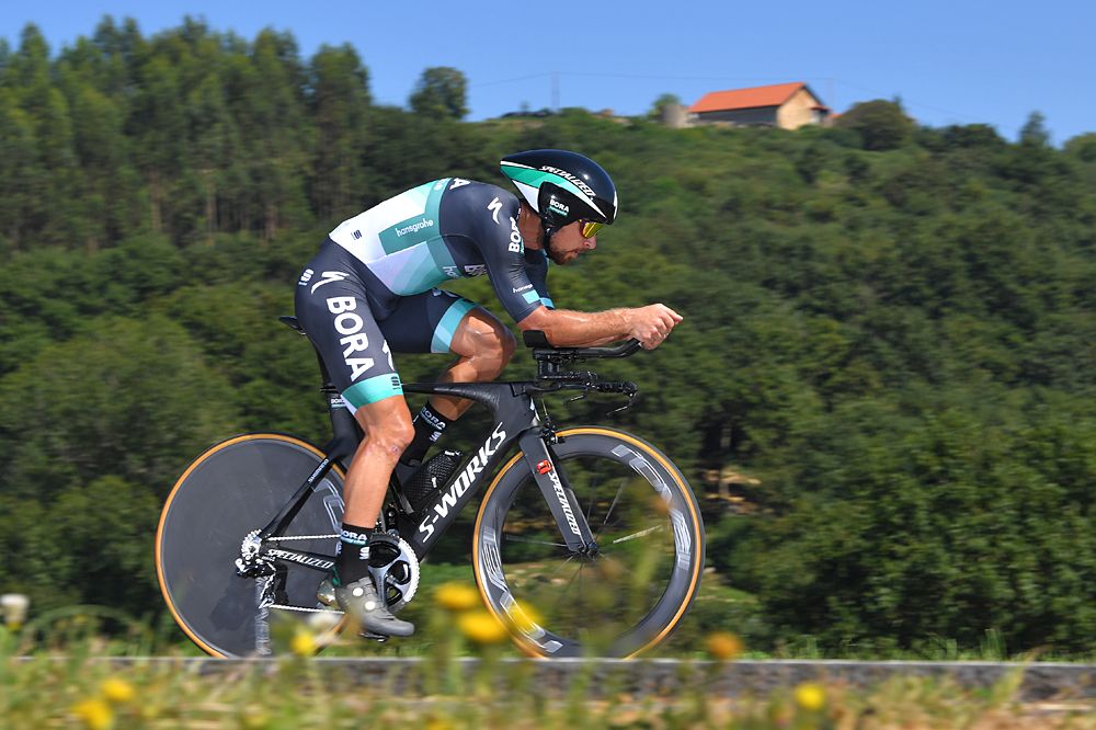Peter Sagan (Bora-Hansgrohe) during stage 16 time trial at the Vuelta a Espana