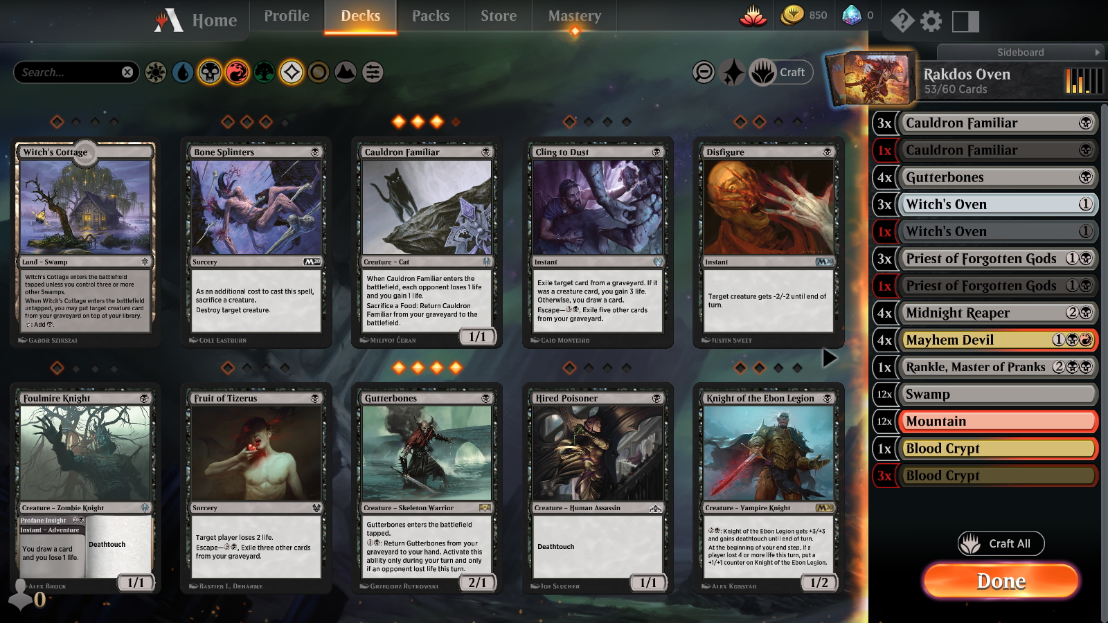 MTG Arena deck the best meta decks for Magic The Gathering Arena PC