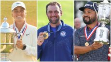 Maja Stark, Scottie Scheffler and JJ Spaun