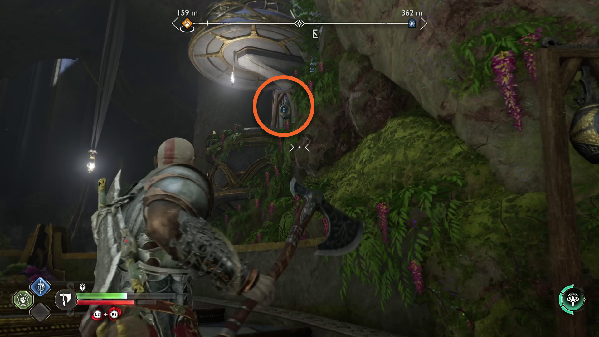 God of War Ragnarok runic Nornir chests in Alfheim
