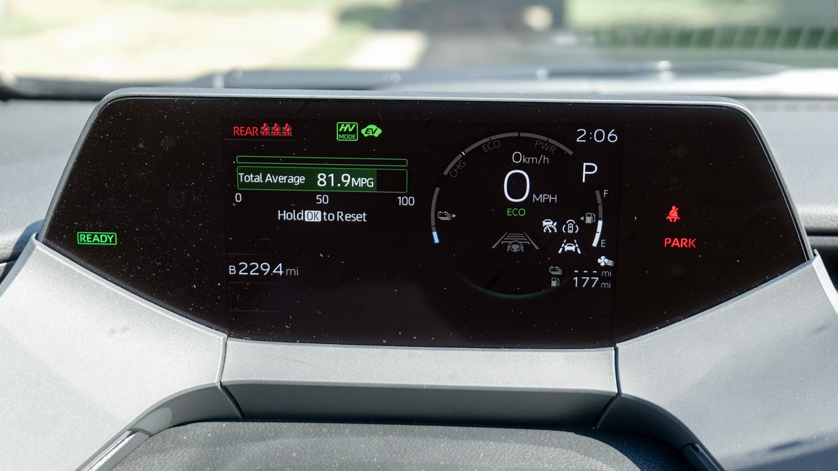 2025 Toyota Prius Plug-In Hybrid test drive.