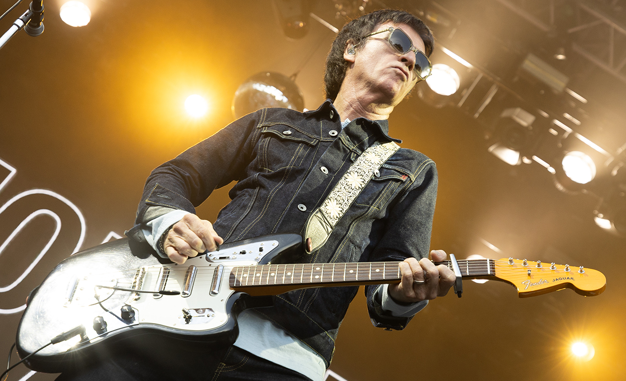 DUBLIN, IRELAND - JULY 10: Johnny Marr performs onstage at Iveagh Gardens on July 10, 2026 in Dublin, Ireland. (Photo by Kieran Frost/Redferns)